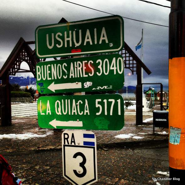 Resultado de imagen para cartel de ruta ushuaia
