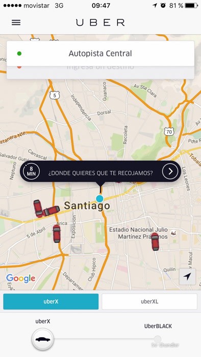santiago-chile-uber