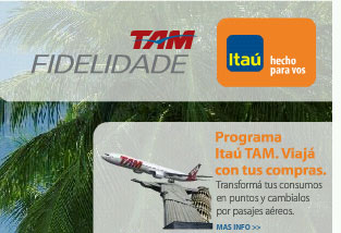 La tarjeta ITAÚ – TAM