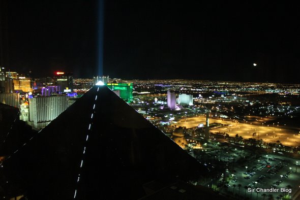 La vista desde el Mandalay en Las Vegas