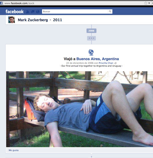 Fundador de Facebook ¿hincha de Racing?