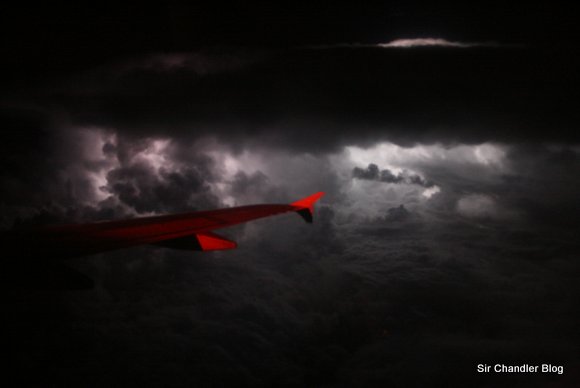 Fotos de una tormenta desde el aire