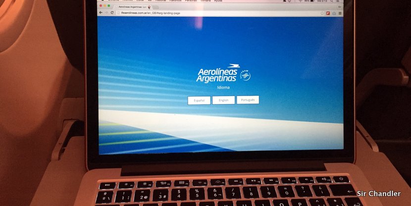 El entretenimiento a bordo vía wifi de los 737 de Aerolíneas Argentinas -  Sir Chandler
