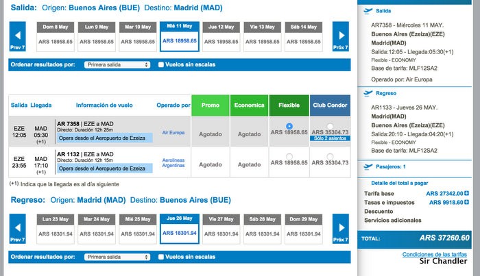 precio-aerolineas