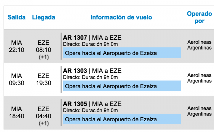 miami-aerolineas