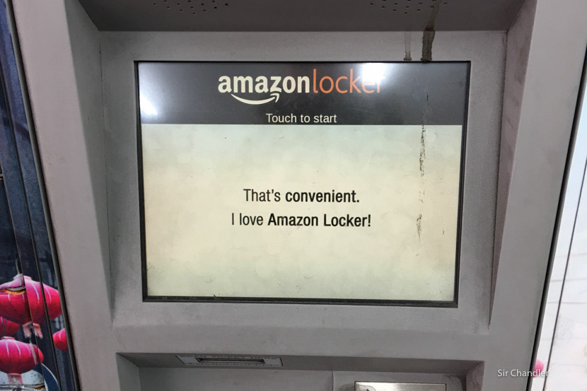 Usando los Amazon Lockers en Nueva York Sir Chandler