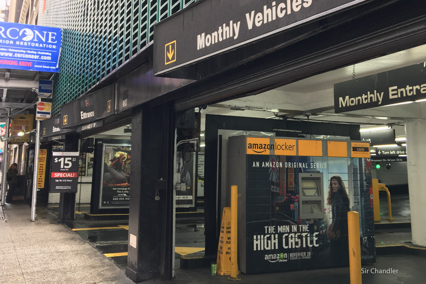 Usando los Amazon Lockers en Nueva York Sir Chandler