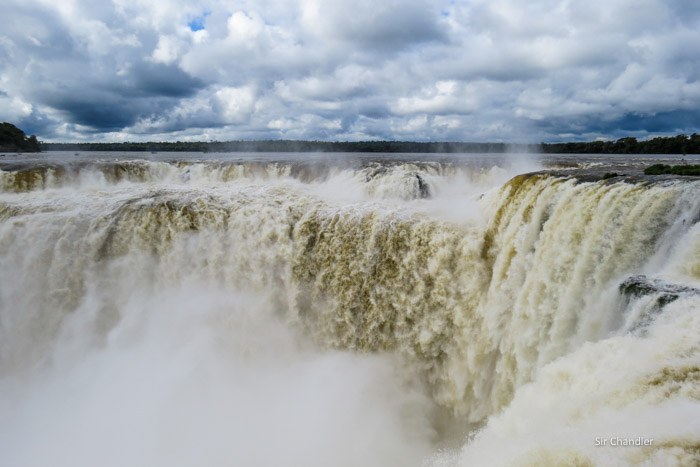 Las ahora tristes cataratas del Iguazú