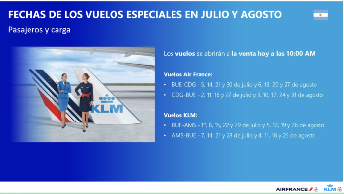 Air France y KLM dieron datos del reinicio de sus vuelos - Noticias de aviación, aeropuertos y aerolíneas