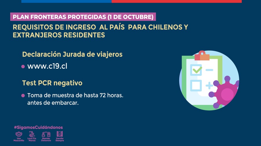 Chile permite el ingreso de extranjeros vacunados - Chile: Cierre de fronteras y toque de queda ✈️ Forum Argentina and Chile