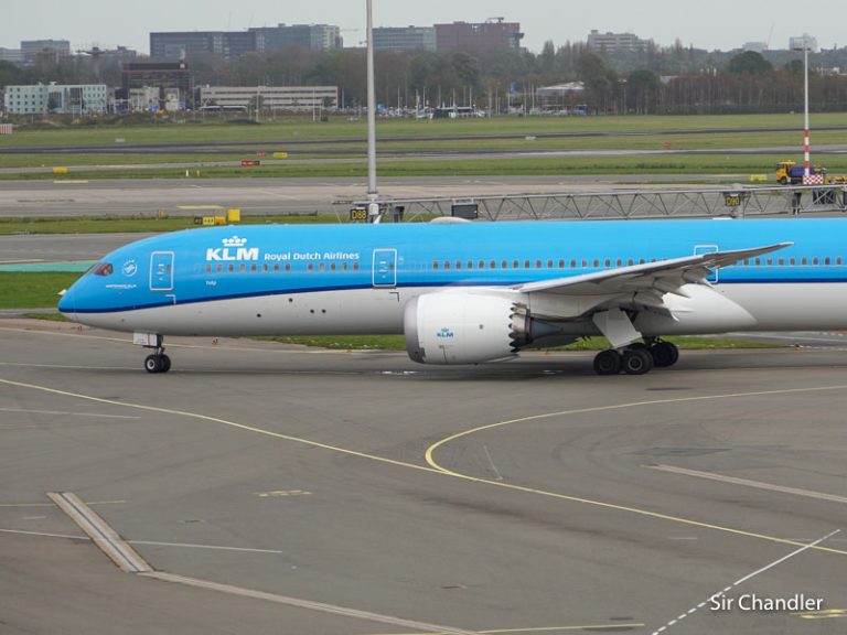 El vuelo de KLM desde Amsterdam