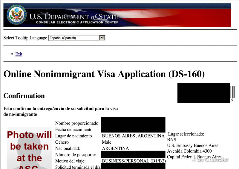 Destello regla cámara Renovación del formulario de la VISA de Estados Unidos: ya no se vence al  año de emitida – Sir Chandler