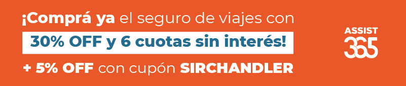 Seguro de viajes con descuento y cuotas sin interés