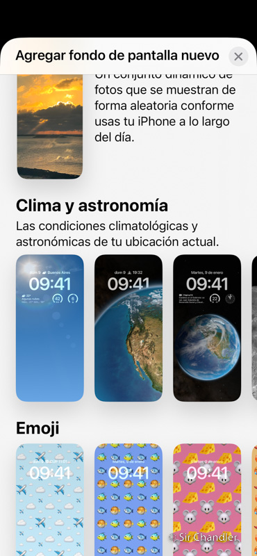 Un fondo viajero para el iPhone desde el iOS 16 – Sir Chandler