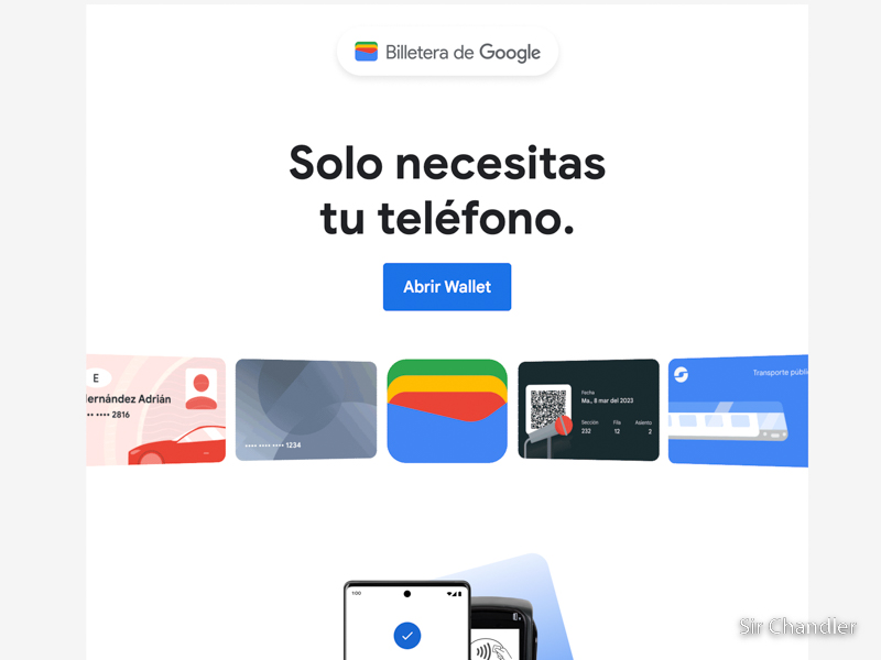 Paga sin contacto con tu reloj inteligente - Billetera de Google