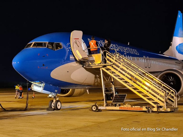 Llegó el octavo Boeing 737 MAX para Aerolíneas Argentinas