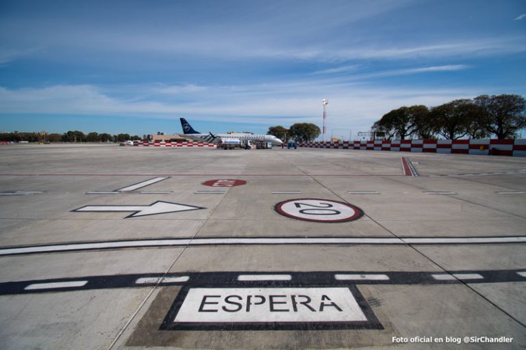 Se inauguró la ampliación de la plataforma de Aeroparque donde estaba la vieja torre
