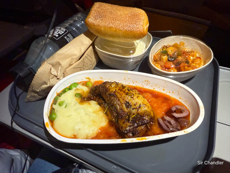 comida en avion iberia