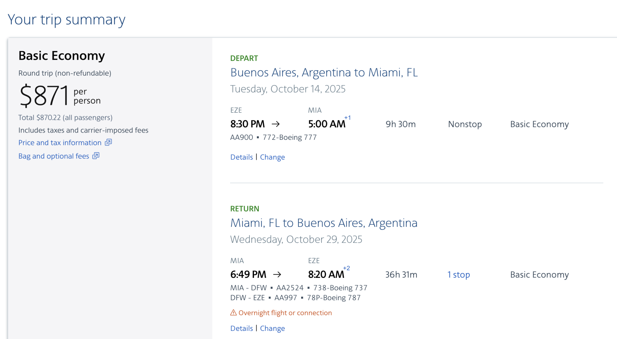 American Airlines lanza ofertas por sus 35 años en la Argentina - Sir