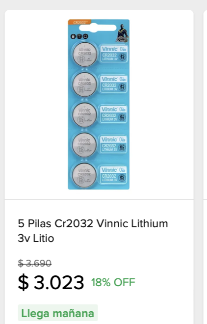 Baterías para airtag